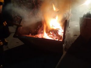 Müllbehälterbrand in Purkersdorf