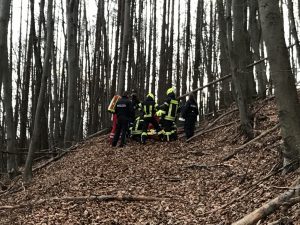 Person in Notlage – Rettung eines Wanderers in unwegsamen Gelände
