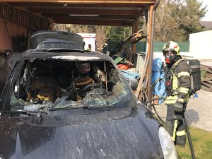 Glimpflich verlaufener Fahrzeugbrand