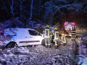 Fahrzeugbergung mitten im Winter