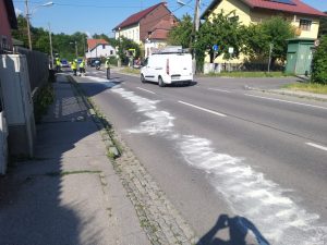 Ölaustritt auf der Tullnerbachstraße