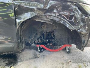 Verkehrsunfall mit 4 Fahrzeugen