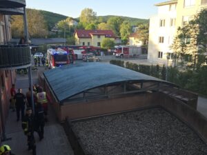 Wohnungsbrand am Feiertag