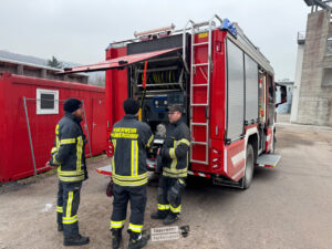 Sonntagsübung Gruppe 3:  Schwerpunkt neue Einsatzfahrzeuge HLF2 und WLF-K