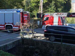 Ausgelöste Gefahrenmeldeanlage