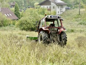 Sonntagsübung der Gruppe 4: Arbeiten mit der Seilwinde
